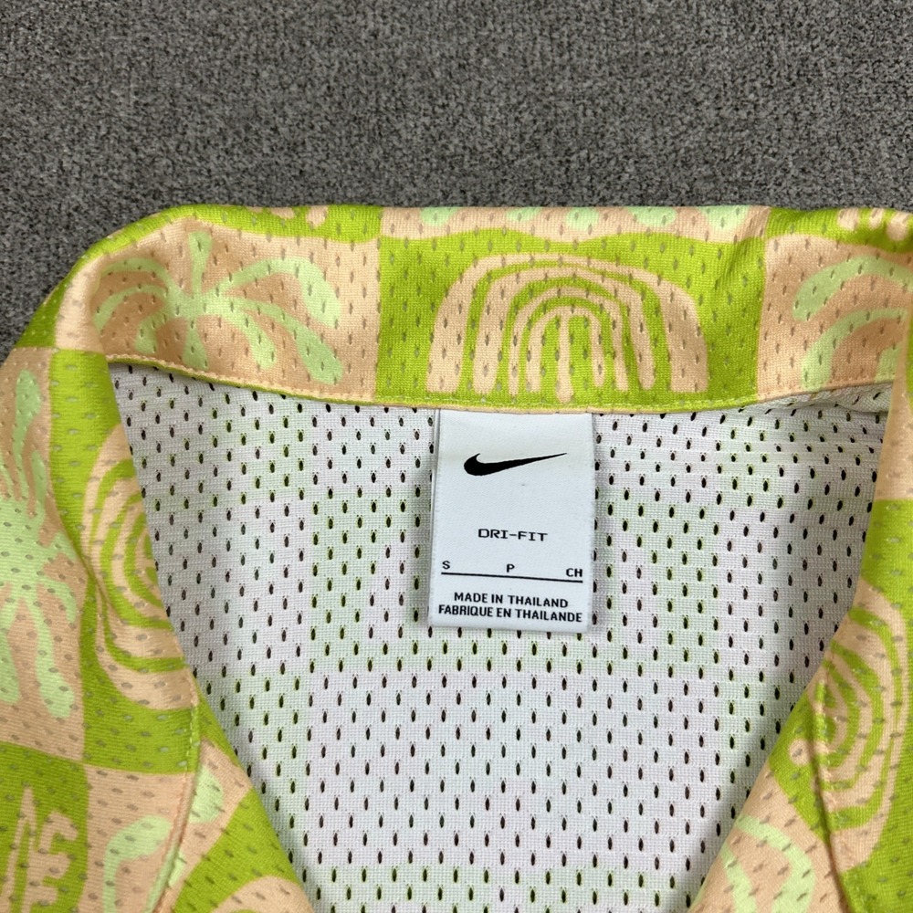 Nike Hawaiian Mesh Spring Break Shirt Mens Size Small Dri-Fit Performance Camp - Picture 5 of 11